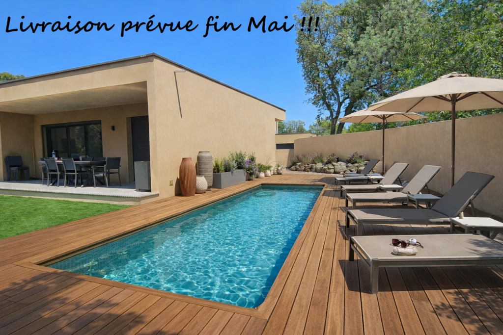 Livraison piscine CORSE LOUNICELI fin Mai 2026