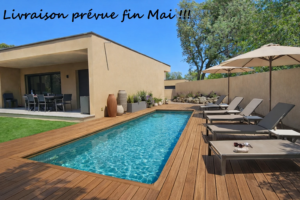 Livraison piscine CORSE LOUNICELI fin Mai 2026